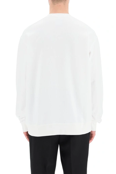 Shop Dsquared2 Glassified Hooded Sweatshirt In White