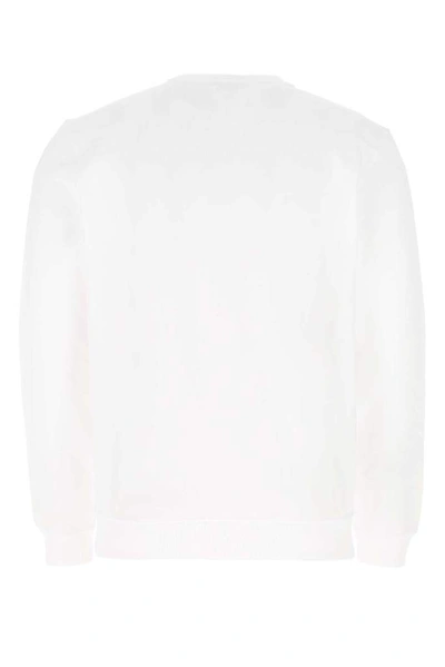 Shop Versace Medusa Printed Sweatshirt In White
