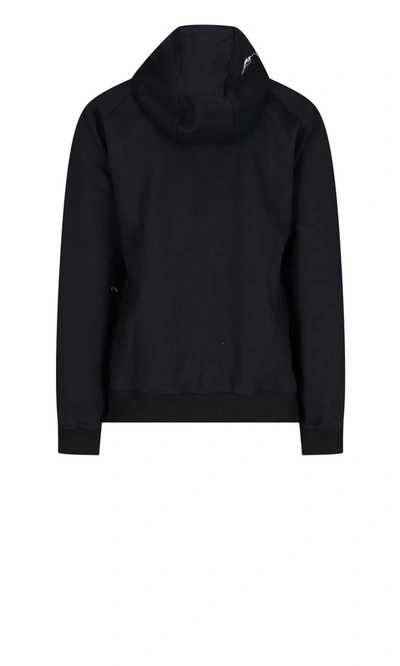 Shop Ader Error Logo Embellished Hoodie In Black