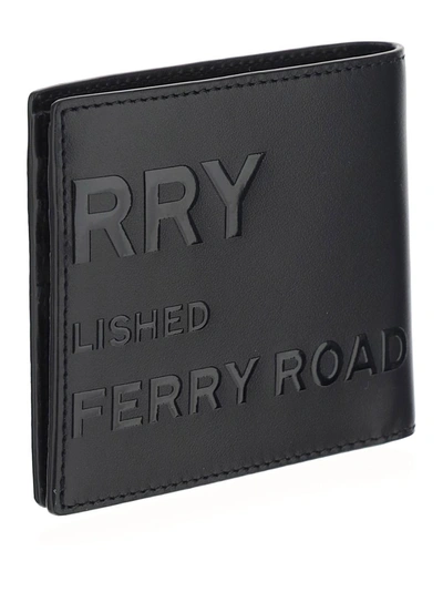 Shop Burberry Horseferry Print Bifold Wallet In Black