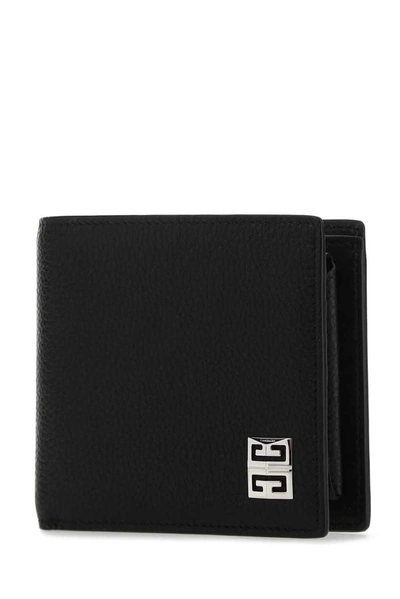 Shop Givenchy 4g Patch Bifold Wallet In Black