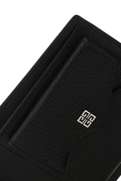 Shop Givenchy 4g Patch Bifold Wallet In Black