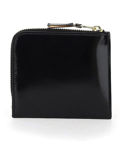 Shop Comme Des Garçons Wallet Zip In Black