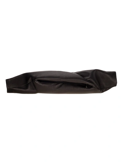 Shop Rick Owens Twisted Clutch Bag In Black