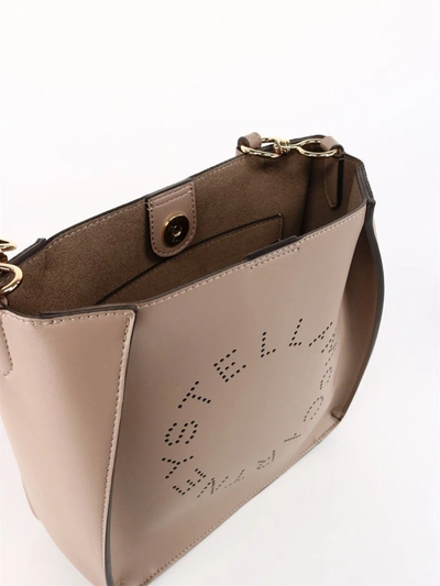 Shop Stella Mccartney Perforated Logo Crossbody Bag