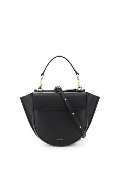 Shop Wandler Hortensia Mini Shoulder Bag In Black