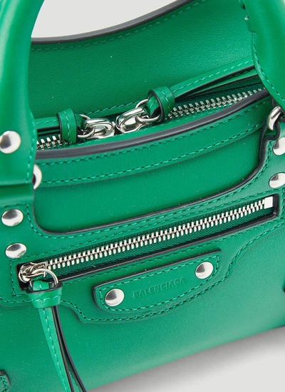 Shop Balenciaga Neo Classic City Mini Tote Bag In Green