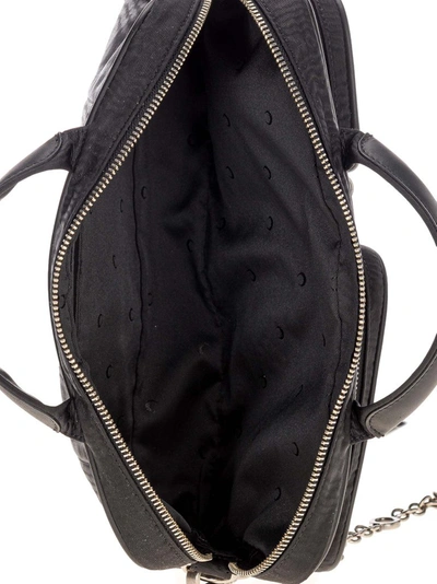 Shop Marine Serre Three Pockets Tote Bag In Black