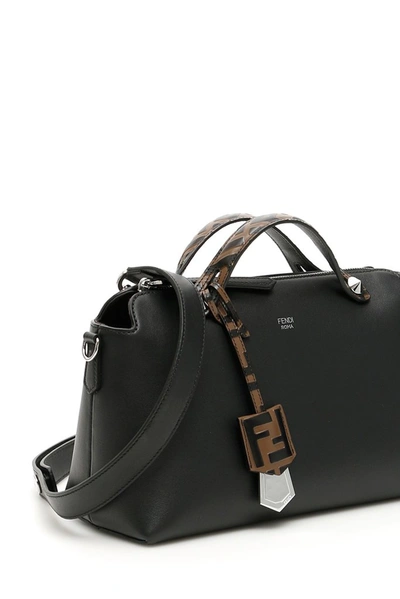 Shop Fendi By The Way Medium Shoulder Bag In Black