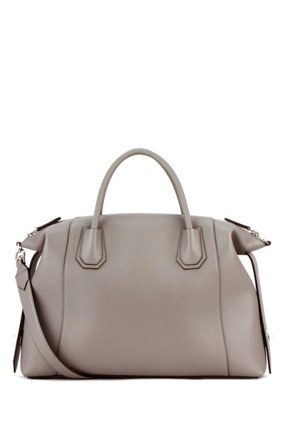 Shop Givenchy Antigona Soft Medium Tote Bag In Grey