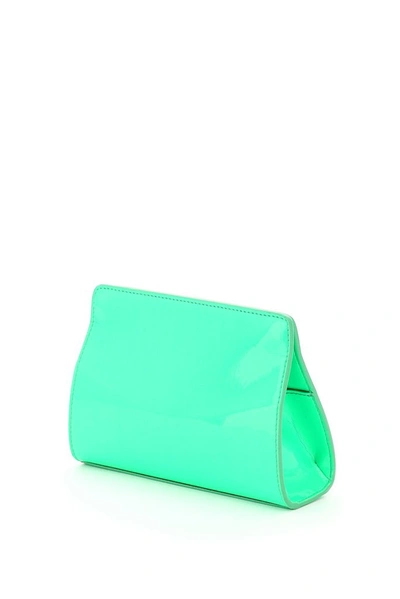 Shop Attico The  Envelope Clutch Bag In Green