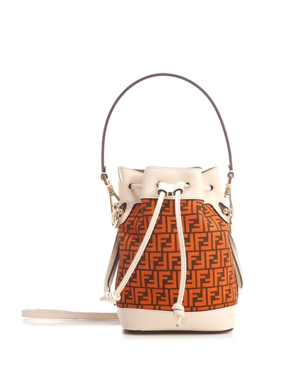 Shop Fendi Mon Tresor Mini Bucket Bag In Multi