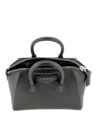 Shop Givenchy Antigona Mini Tote Bag In Black