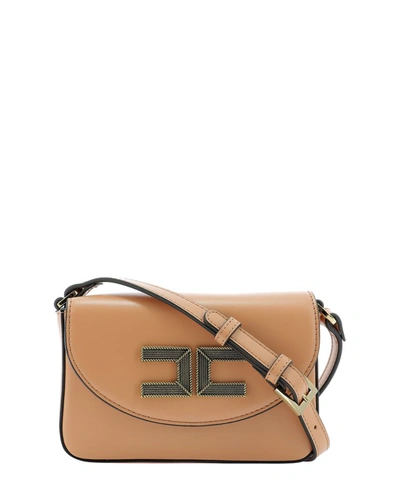 Shop Elisabetta Franchi Logo In Brown