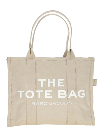 Shop Marc Jacobs The Traveler Tote Bag In Beige
