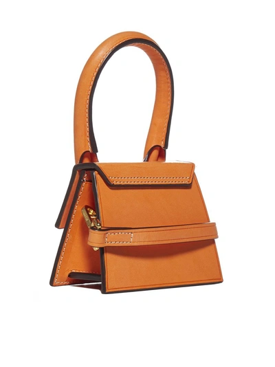 Shop Jacquemus Le Chiquito Mini Shoulder Bag In Orange