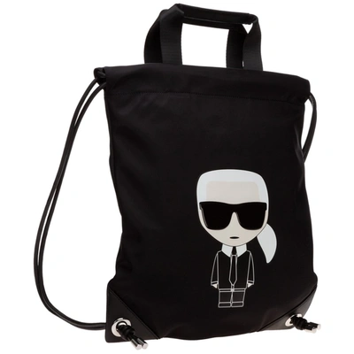 Shop Karl Lagerfeld K/ikonik Backpack In Black