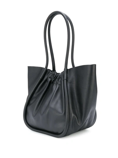 Shop Proenza Schouler Large Ruched Tote Bag In Black