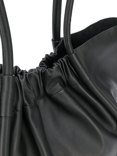 Shop Proenza Schouler Large Ruched Tote Bag In Black