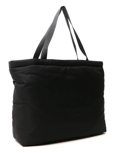 Shop Palm Angels Logo Shopper Bag In Black