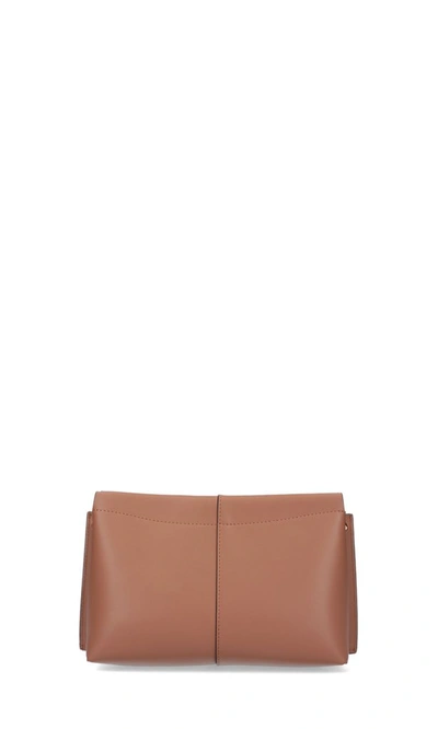 Shop Wandler Carly Mini Chain Shoulder Bag In Brown