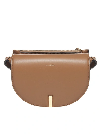 Shop Wandler Nana Shoulder Bag In Brown