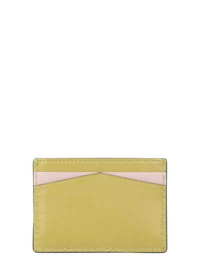 Shop Alexander Mcqueen Signature Logo Card Case In Green