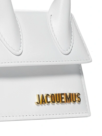 Shop Jacquemus Le Chiquito Mini Shoulder Bag In White