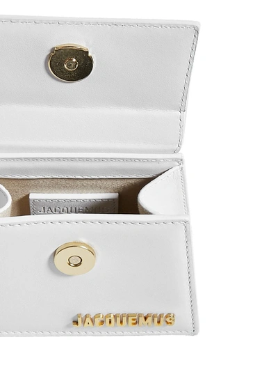 Shop Jacquemus Le Chiquito Mini Shoulder Bag In White