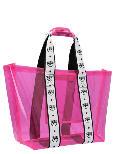 Shop Chiara Ferragni Logomania Tote Bag In Pink