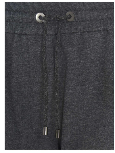 Shop Brunello Cucinelli Cropped Track Pants In Grey