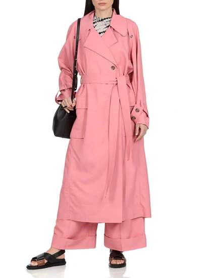 Shop 3.1 Phillip Lim / フィリップ リム 3.1 Phillip Lim Belted Trench Coat In Pink