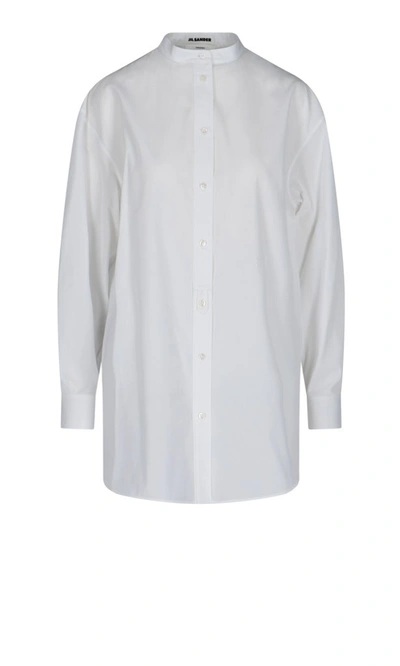 Shop Jil Sander Wednesday Monogram Embroidered Shirt In White