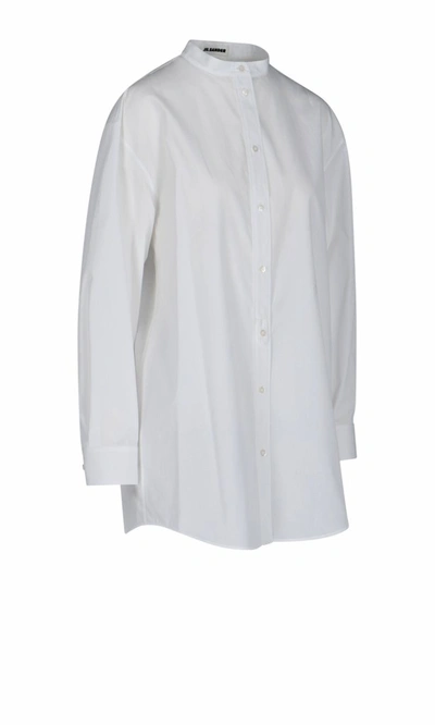Shop Jil Sander Wednesday Monogram Embroidered Shirt In White