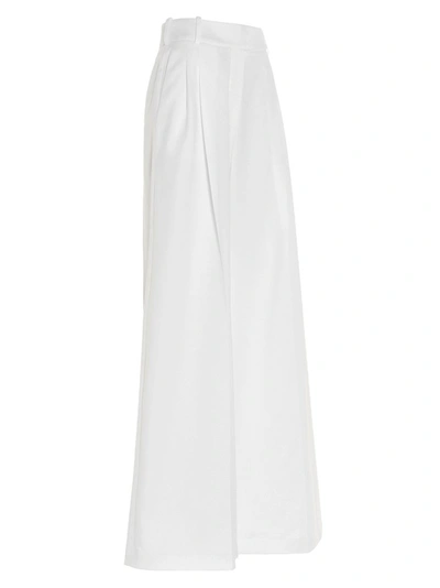 Shop Alexandre Vauthier Textured Wide In White