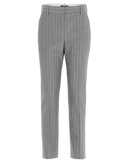 Shop Theory Treeca Pinstriped Pants In Multi