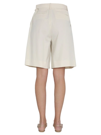 Shop Zimmermann Botanica Belted Shorts In White