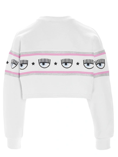 Shop Chiara Ferragni Crew In White