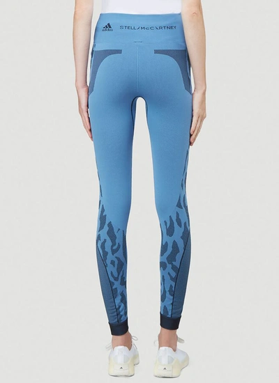 Shop Adidas By Stella Mccartney Monochromatic Leggings In Blue