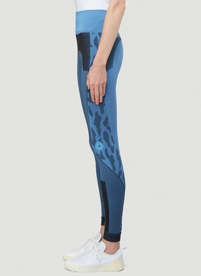 Shop Adidas By Stella Mccartney Monochromatic Leggings In Blue