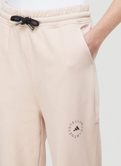 Shop Adidas By Stella Mccartney Logo Printed Track Pants In Pink