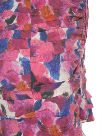 Shop Isabel Marant Milendi Floral Printed Mini Skirt In Multi