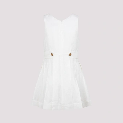 Shop Zimmermann The Lovestruck Buttoned Mini Dress In White