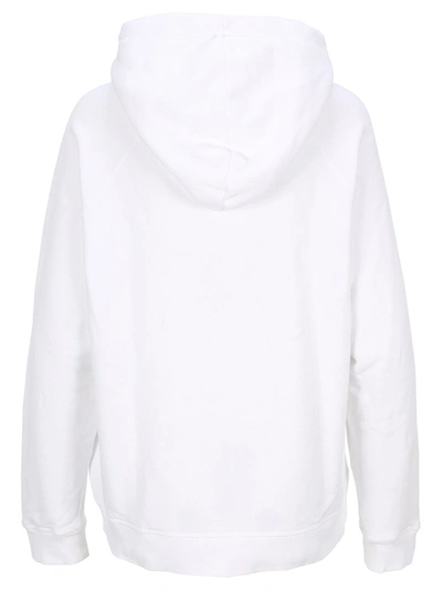 Shop Dsquared2 Love Is Forever Print Hoodie In White