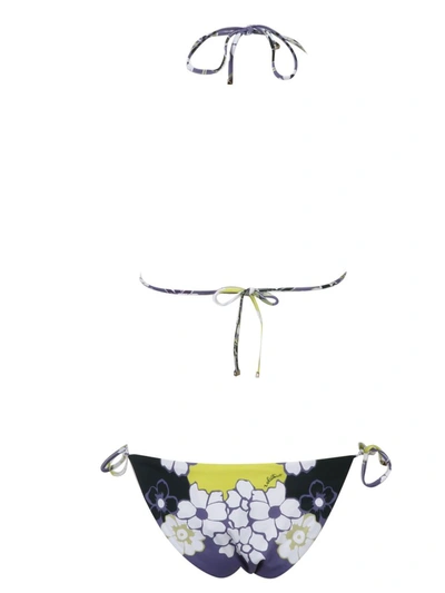 Shop Valentino Arazzo Print Bikini Set In Multi