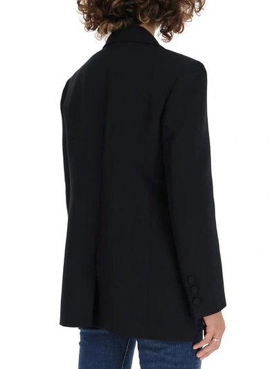 Shop Valentino Tailored Blazer In Black