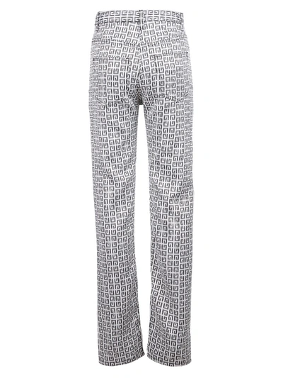 Shop Givenchy 4g Jacquard Jeans In Multi