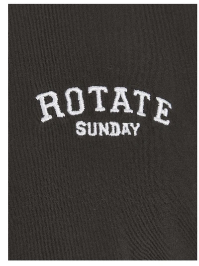 Shop Rotate Birger Christensen Rotate Sunday Aster Logo Print T In Grey
