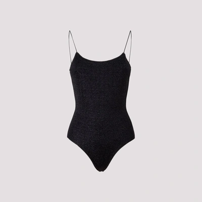 Shop Oseree Oséree Maillot Lurex One In Black