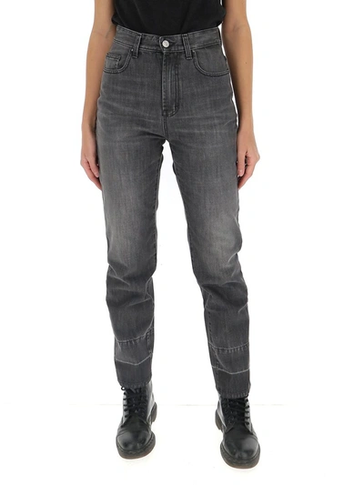 Shop Palm Angels 5 Pockets Jeans In Grey